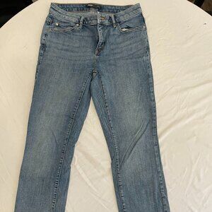 Simply Vera straight leg jeans, light/medium blue, size 6
